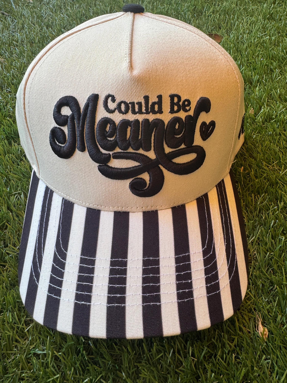 Could be Meaner canvas hat