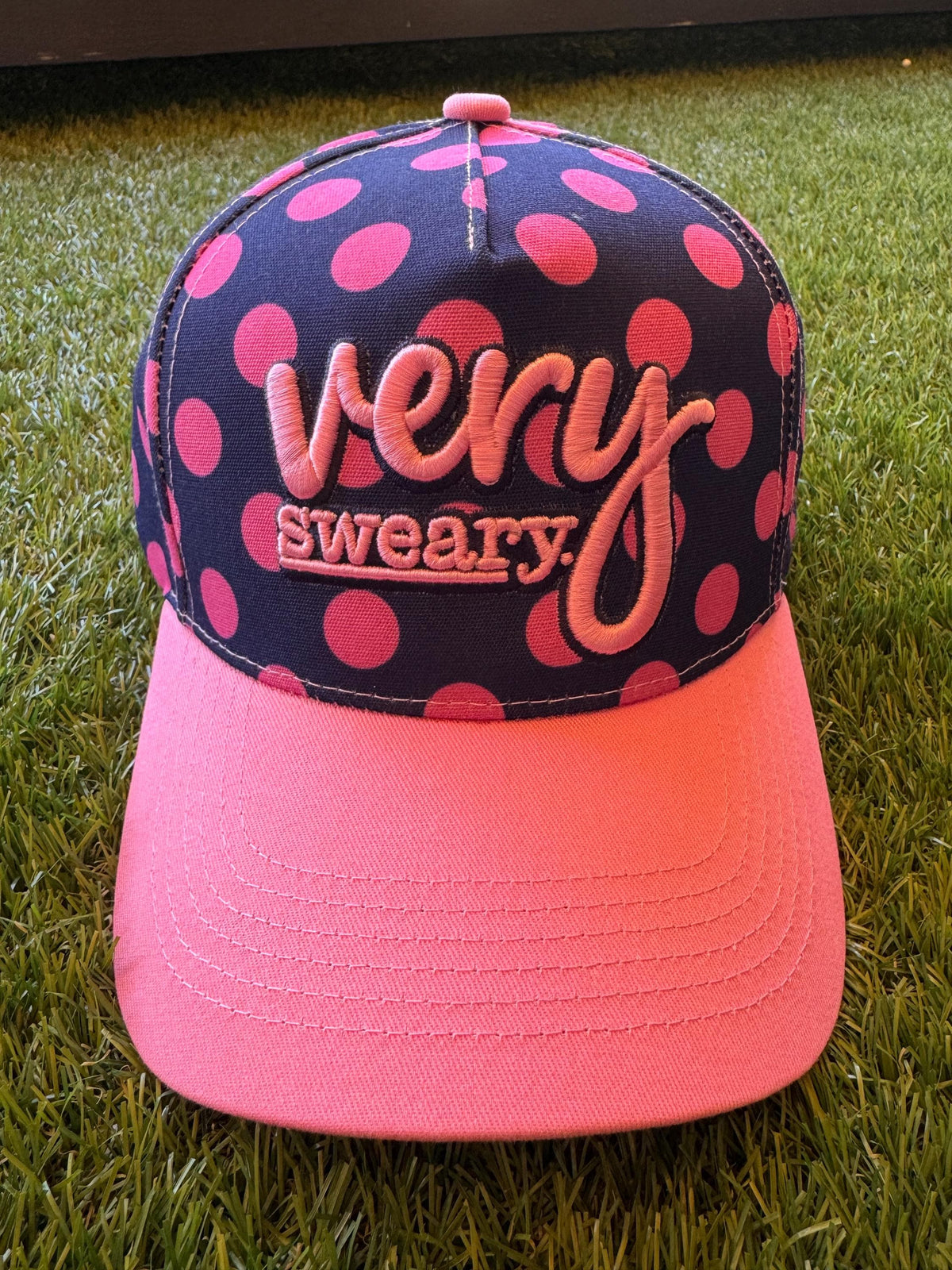 Very Sweary canvas trucker hat