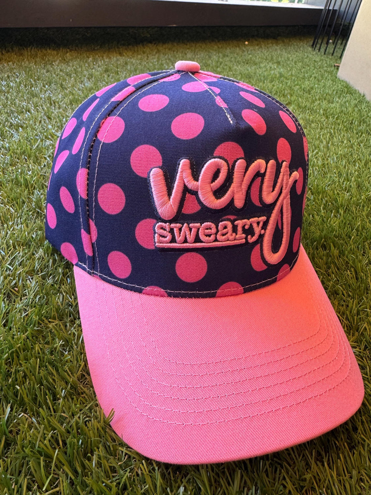 Very Sweary canvas trucker hat