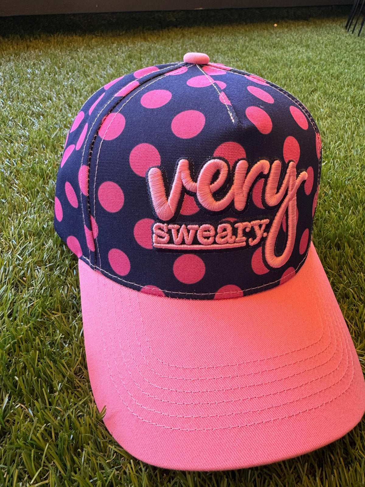 Very Sweary canvas trucker hat