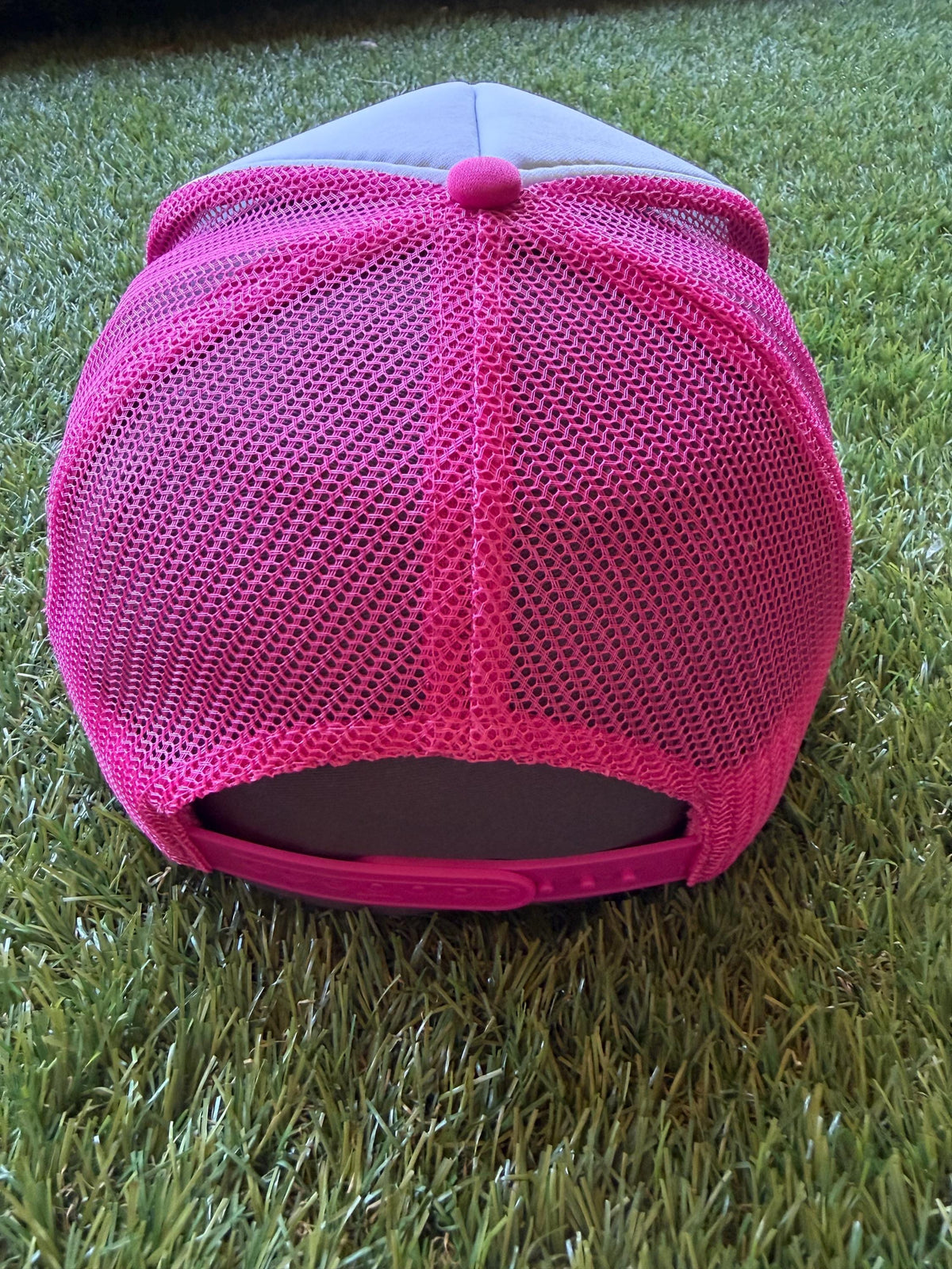 Boo Jee Halloween theme custom mesh trucker hat with coordinating hat chain