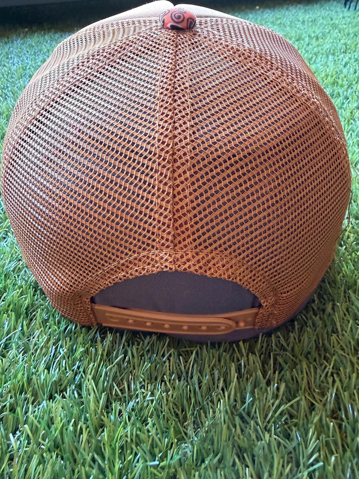 I Ghost People All Year Long on a custom mesh trucker hat with great fall colors